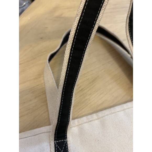 The Ritz-Carlton Canvas Boat Tote Bag Beige Blue Beach 5 Star Luxury RARE Naples - Picture 11 of 16